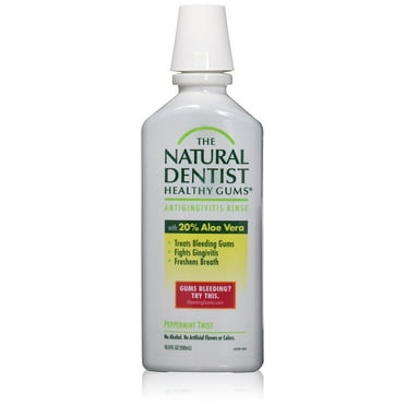 Natural Dentist Healthy Gums Antigingivitis Rinse Peppermint Twist 16.9 Ounce (Pack of 2)