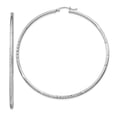 thumbnail image 1 of 925 Sterling Silver 2mm Hoop Earrings Round, 1 of 6