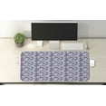 thumbnail image 2 of Floral Computer Mouse Pad, Feminine Composition of Peonies, Rectangle Non-Slip Rubber Mousepad X-Large, 35" x 15" Gaming Size, Seafoam Violet, by Ambesonne, 2 of 2