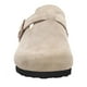 thumbnail image 3 of Sandalias Clogs & Mules de gamuza y piel con soporte en forma de arco, 3 of 7