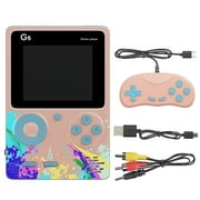Sogdeco 2024 New Classic Retro Handheld Game Machine, 2.4" Screen, 500 Games, 64M ROM, Pink
