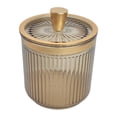 thumbnail image 3 of Soporte para almohadilla de hisopo de algodón Yuyangstore organizador de maquillaje marrón claro, 3 of 8