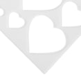 thumbnail image 3 of Transparent Acrylic Router Inlay Template Ruler Scale for Precise DIY Woodworking and Heart Pattern Routing, 3 of 9
