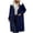 Navy, variant on Kukoosong Women's Puffer Coats, Winter Oversized Casual Shearling Fleece Long Coats Jackets, Long Puffy Jackets with Pockets