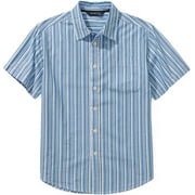 George - Boys' Short Sleeve Sharp Stripe Shirt