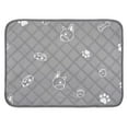 thumbnail image 2 of Washable Pee Pads for Dogs 35.4"X29.5", Absorbent Reusable Training Dog Pads Pet Puppy Pads, Non- Potty Pads for Whelping Playpen Crate Bed, Grey (1 Pack, C), 2 of 7