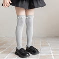 thumbnail image 2 of ATOGUTA Long Socks for Girls Knee Thigh High Stockings Princess Style Dress Sock For Daily Wear, School Uniforms, Dance, 2 of 6