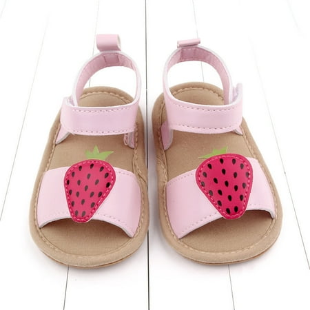 

Hunpta Kids Sandals Flat Soft Rubber Shoes Sandals Non-Slip Summer Girls Baby Boys Walking Sole Baby Shoes