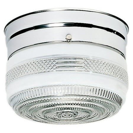 Bright Chrome Flush - Nuvo Lighting 77/100 Ceiling Fixtures Indoor Lighting Flush Mount ;Polished Chrome