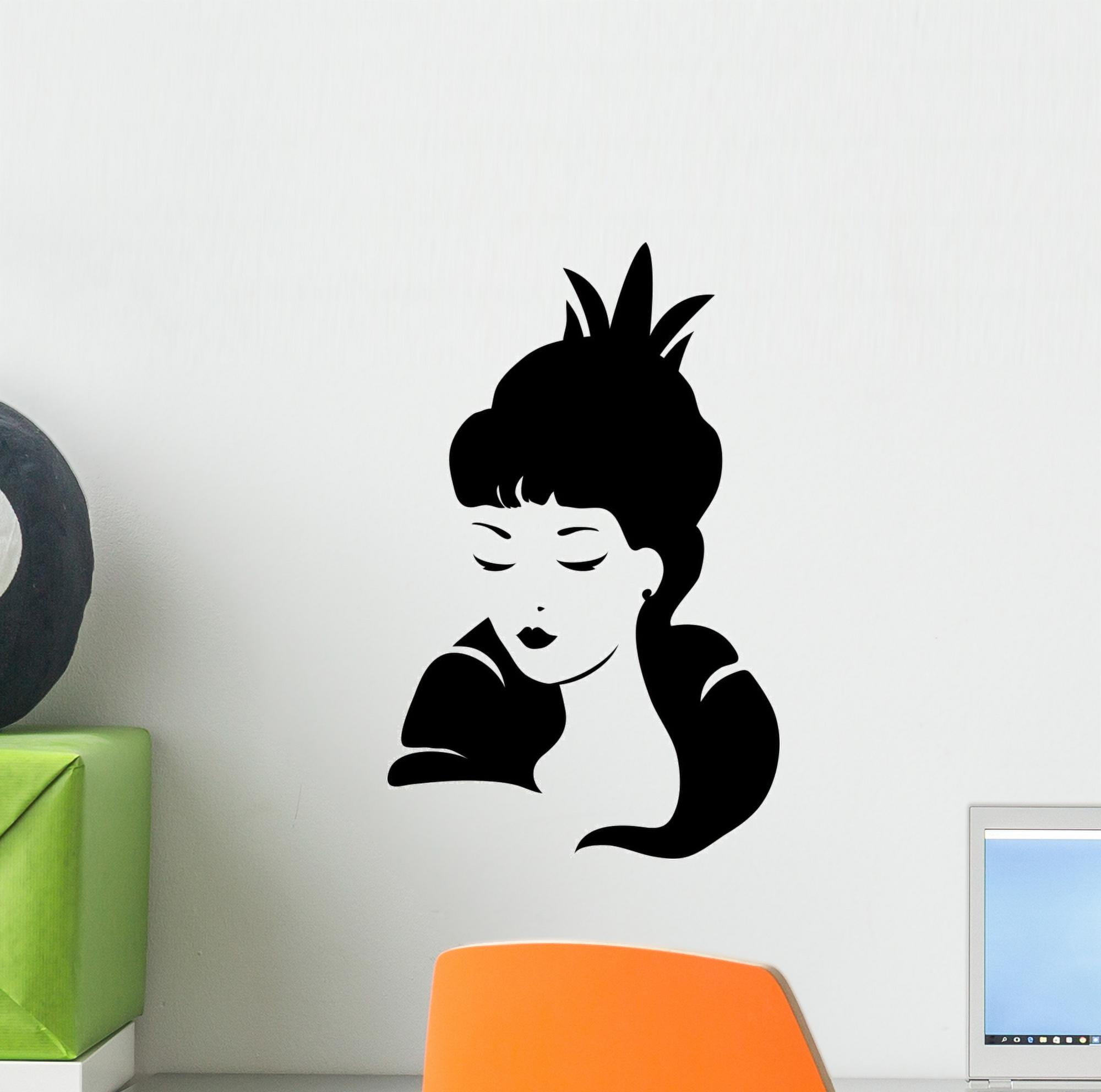 Fashion Queen Wall Decal Wallmonkeys Peel and Stick Decals for Girls (12 in H x 8 in W) WM502776