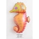 thumbnail image 5 of Globo de película de aluminio con forma de pez oceánico, tiburón, pulpo, caballito de mar, pez tropical, globo, pez payaso, globo de animal, 5 of 5