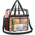 thumbnail image 1 of Bolsa transparente Busuw para eventos en estadios, 30 x 30 x 15 cm (negra), 1 of 6