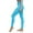 Aqua, variant on Luxurious Quality High Waisted Leggings for Women - Workout & Yoga Pants Plus (Petite (XS-M), Brown)