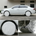 thumbnail image 2 of Unique Bargains 4pcs Tire Covers Aluminum Film Tire Protector for Car Auto RV Trailer Wheel ["30''-32''"] Silver, 2 of 6