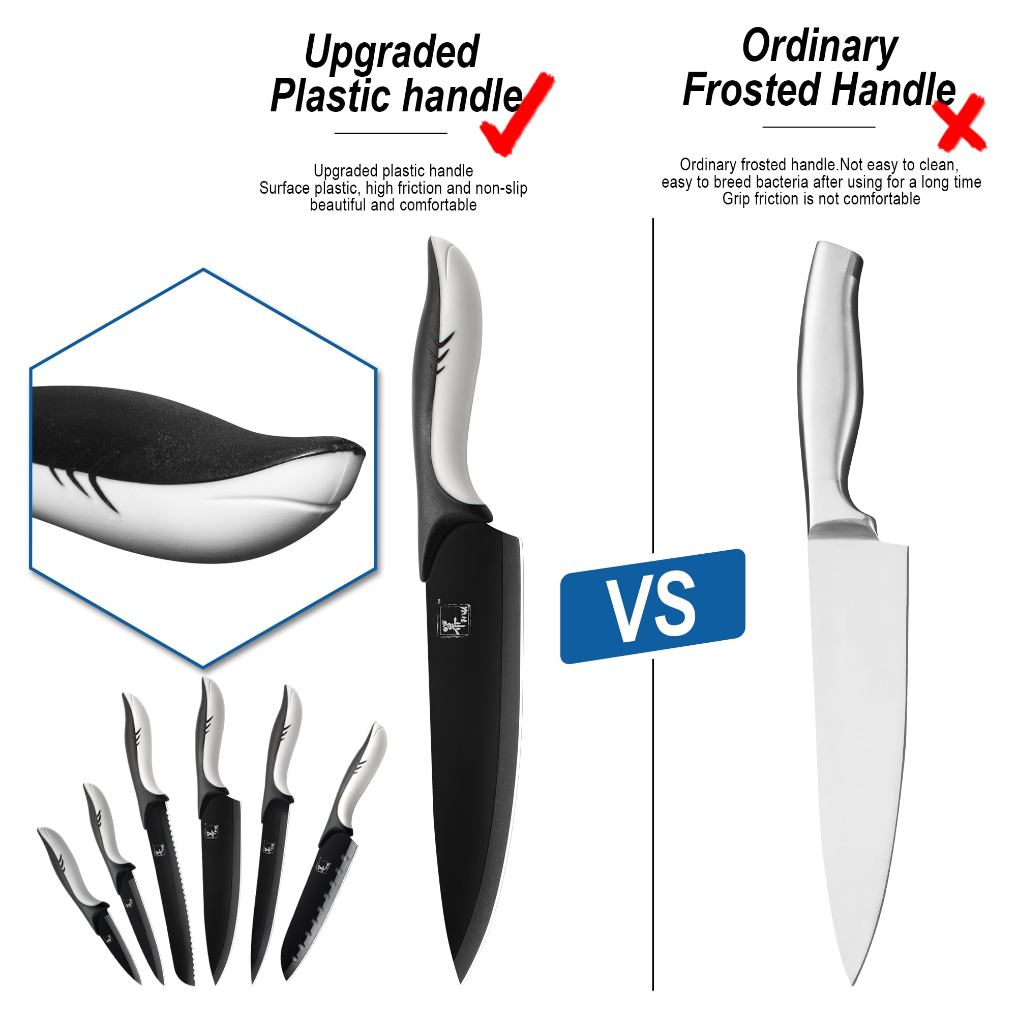 Stainless Steel Kitchen Knife Set $29 Shipped on , Includes Peeler,  Scissors, & More