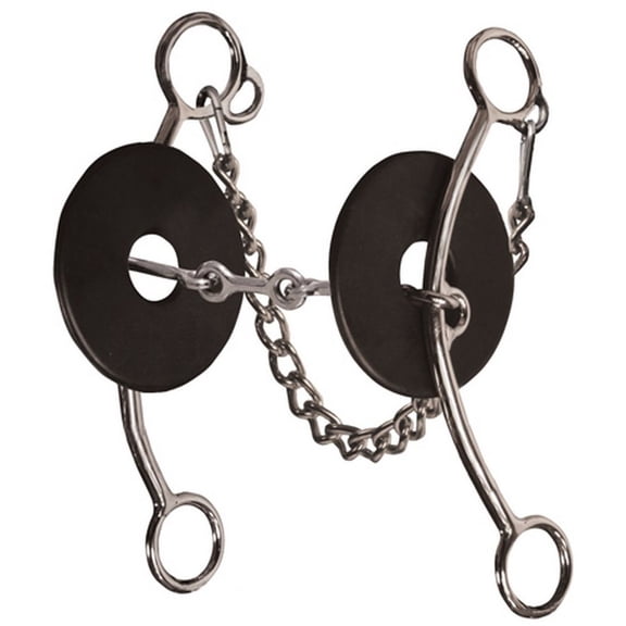 Professional's Choice Brittany Pozzi Three Piece Smooth Bit - 5.5" Sweet Iron Mouth, 8.5" Shank