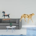 thumbnail image 2 of Escultura De Caballo De Pie Y Guepardo Dorado Para Escritorio, Sala De Estar, Estantería, Mesa, Centro De Mesa, Oficina, Hogar, Decoración Feng Shui, 2 of 8