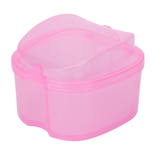 Denture Bath Case, Many Applications Complete Parts For Activity Green,Pink