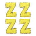 thumbnail image 1 of 4uds Chenille Letra Parches Termoadhesivos Letra Parches Amarillo Z Alfabeto Decorativo Reparación Bordados Parches para Ropa, Zapatos, Sombreros, Mochilas, 1 of 5