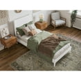 thumbnail image 3 of AFI Pasadena Twin-XL Solid Wood Low Profile Platform Bed, White, 3 of 11