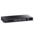thumbnail image 1 of Conmutador de red AUMOX PRO de 28 puertos Gigabit PoE con 2 puertos de enlace ascendente, 1 of 8
