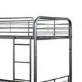 thumbnail image 3 of Benjara Metal Full/Full Bunk Bed, Gunmetal Gray-Color:Gray, 3 of 4