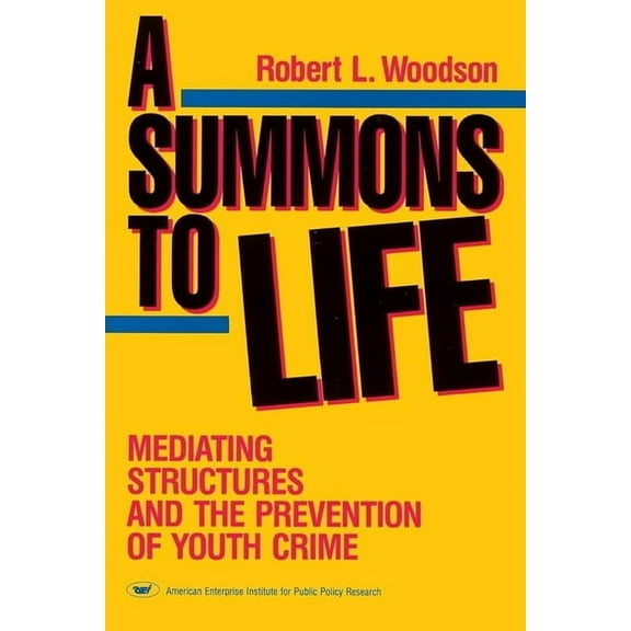 A Summons to Life:: Mediating Structures and the Prevention of Youth Crime, (Paperback)