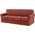 thumbnail image 1 of CHUN YI Housse de Canapé avec Housse de Coussin Séparée Extensible à Carreaux, 1 of 7