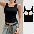 thumbnail image 4 of KYAIGUO Womens Tank Tops Summer Sleeveless High Neck Ribbed Knit Slim Fitted Blouse Side Ruched Basic Tees Shirts S-XL, 4 of 9