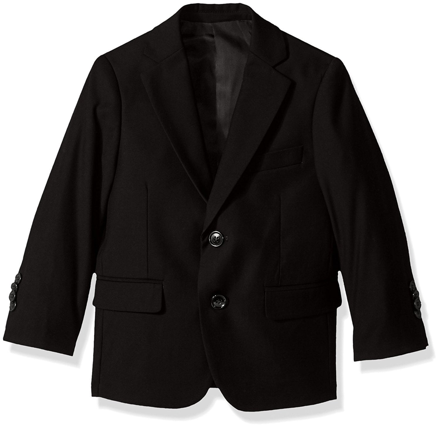 Isaac Mizrahi Toddler Boys' Solid Sport Blazer, Black, 2