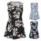 thumbnail image 3 of Camisa de enfermera de maternidad para mujer Blusa de lactancia floral Manga superior Cuello en O Scienceny FS10160-04, 3 of 7