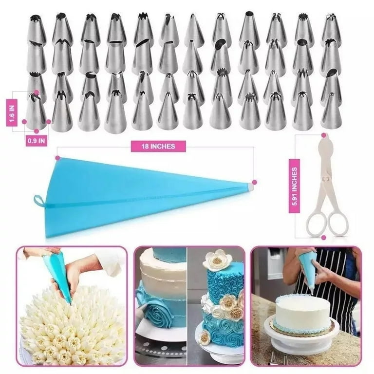 食器 cake Cake Decorating Supplies Kit with Non Slip Base Cake