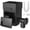 Black, variant on Rainwater Collection System, Downspout Diverter Fits 2x3 or 3x4 Inch Standard Downspouts, Rain Barrel Diverter Kit with Adjustable Valve and Filter