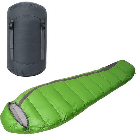 Sleeping Bags for Adults Cold Weather – 0 Degree Sleeping Bag for Camping, Lightweight Backpacking Sleeping Bag for Men & Women – Compact for Outdoor, Hiking & Hunting SleepingBag w/Compression Sack