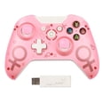 thumbnail image 1 of Inteprter Mando de juegos inalámbrico de 2,4G, controlador portátil para portátil, Joystick para teléfono móvil, repuestos para juegos de Videojuegos y accesorios Rosa, 1 of 6