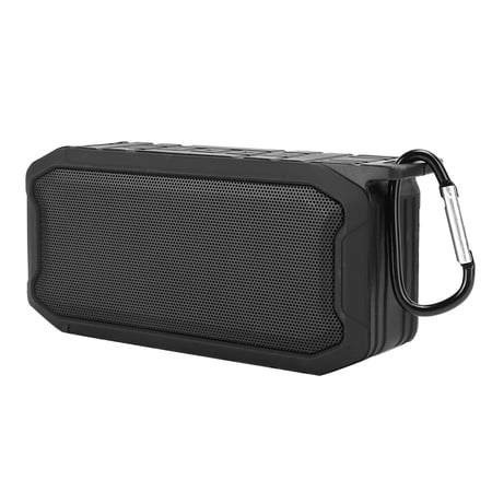 M Buder X2 Portable Wireless Bluetooth 5.0 Speaker Subwoofer, IPX7 Waterproof Outdoor Stereo Speaker with Loud Bass, 4 Hour Playtime for Travel, Home and Beach Party, Black (2 Inches / 5.2 cm)