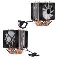 thumbnail image 3 of Ventilador de computadora de escritorio ventilador de CPU Operación silenciosa ampliamente compatible Flujo de aire preciso con luz RGB para LGA 1155 para LGA775 para ANGGREK Otros, 3 of 8