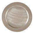 thumbnail image 1 of SARO CH932.S13R 13 in. Chargeurs de Table en Aluminium Rond avec un Design Martelé - Lot de 4, 1 of 1