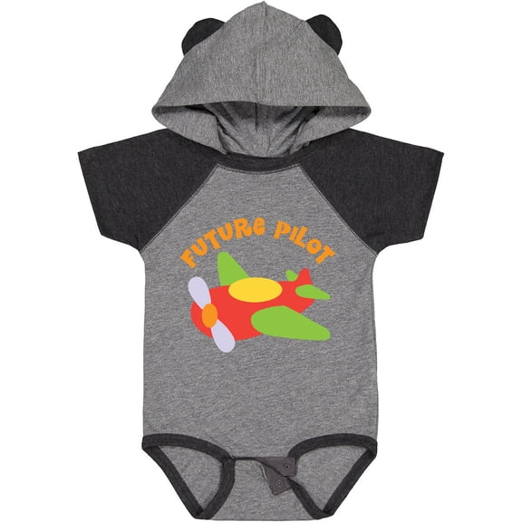 Inktastic Future Pilot Airplane Boys or Girls Baby Bodysuit