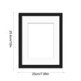 thumbnail image 3 of TACILIP Wall Decor, 1PC 8x10 Inch Photo Frames 5 Colors Wood Frames With Black White Prints For Wall Tabletop Decor Wall-mounted Empty Photo Frames DIY Puzzle Frames, Gifts for Family, 3 of 6