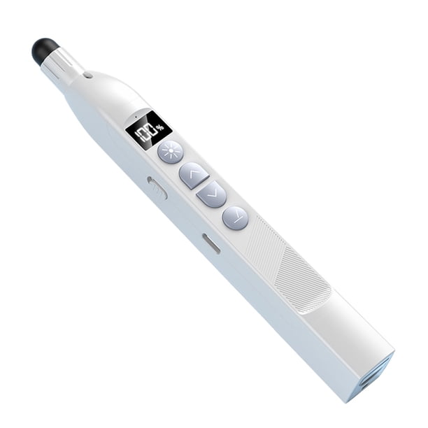 Presente Pontero de Presentación de LÁSER INALÁMBRICO CON LÁPIZ DE LÁPIZ ÓCTICO TELESCÓPICO PARA PANTALLA REMOTA DE PANTALLA REMOTA DE PANTALLA REMOTA RF2.4G PPT PPT