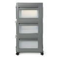 thumbnail image 3 of Life Story Classic Gray 3 Shelf Storage Container Organizer Plastic Drawers, 3 of 7