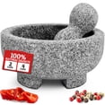 thumbnail image 1 of Set de mortero y maja PriorityChef Granite de 15,5 cm, color gris, 1 of 6