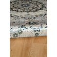 thumbnail image 4 of Linon Emerald Paulson Woven Microfiber Polyester 6'7"x 9'7" Rug in Cream, 4 of 9