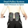 thumbnail image 3 of Orthomen Lumbar Orthosis Compression Lower Back Sport Brace, Black, 3 of 6