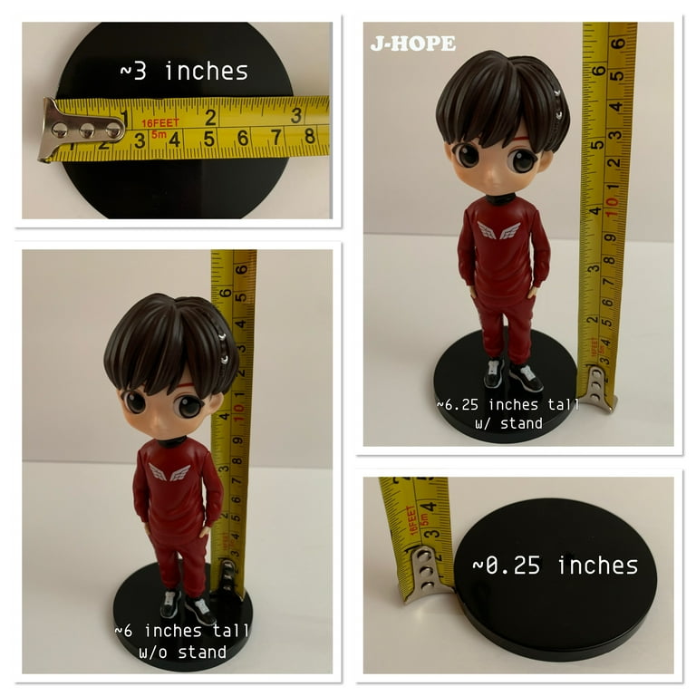 KPOP BTS Bangtan Boys 7 Pcs Fashion Figurines Set, 6-inch