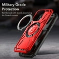 thumbnail image 5 of for iPhone 12 Pro Max Rugged Case with Rotate Ring Stand, [Built-in Kickstand] [Military-Grade Drop Protection] Heavy Duty Rugged Phone Cover Support Wireless Charging for iPhone 12 Pro Max, Green, 5 of 6