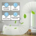 thumbnail image 5 of Mobile Air Conditioning Hose, T-Audace Diameter 150Mm Flexible Pvc Exhaust Hose Ventilation Pipe Length 2M Universal Hose Mobile Air Conditioning Exhaust Dryer Stol Kit, 5 of 5