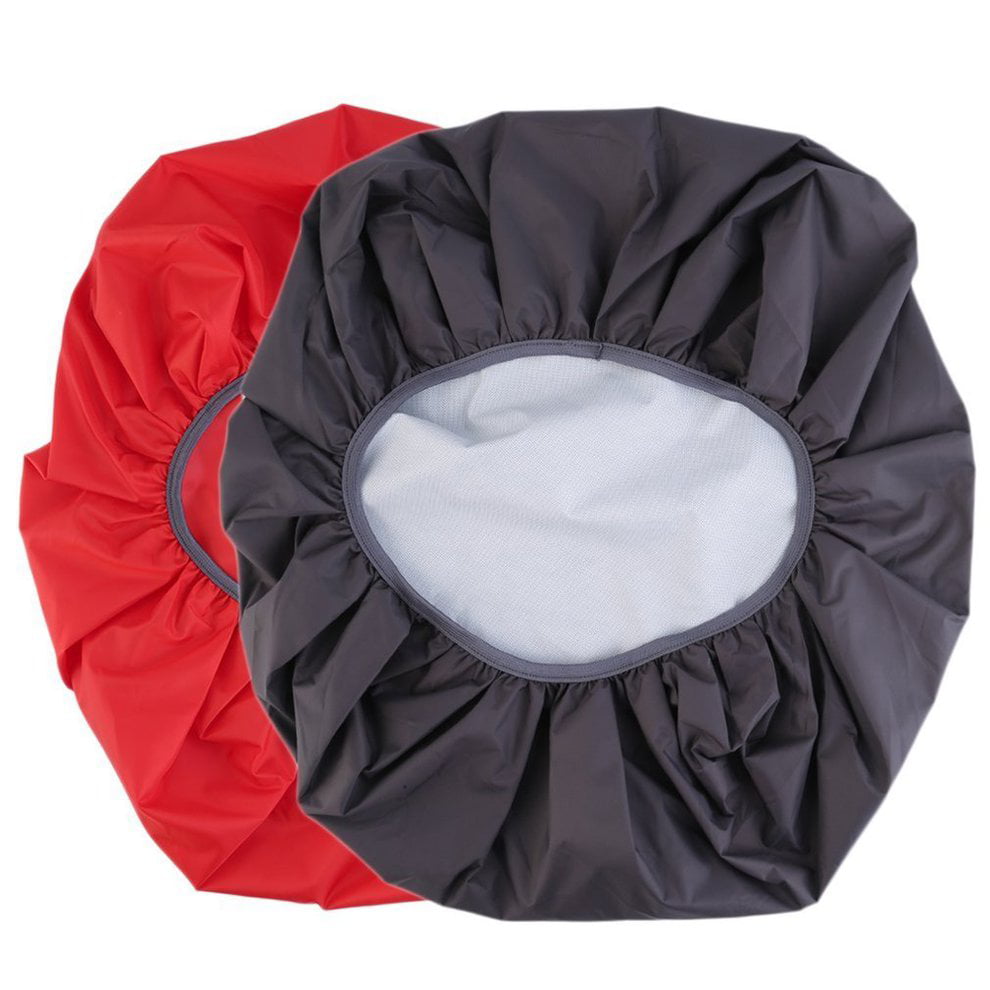 Amerryllis Red/Black Nylon Waterproof and Dustproof Ultra-Light & Adjustable Travel Camping Backpack Rucksack Dust Rain Cover 30-40L 