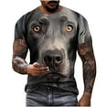 thumbnail image 6 of Gamivast Men T Shirts 3D Print Graphc Tshirt Cool Design Crew Neck Tee Men Women Short Sleeve T-Shirt Gray S of the Day Online Only, 6 of 8
